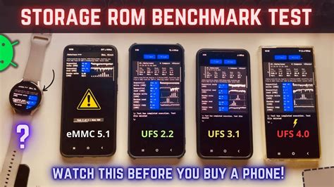 Smartphone UFS speed