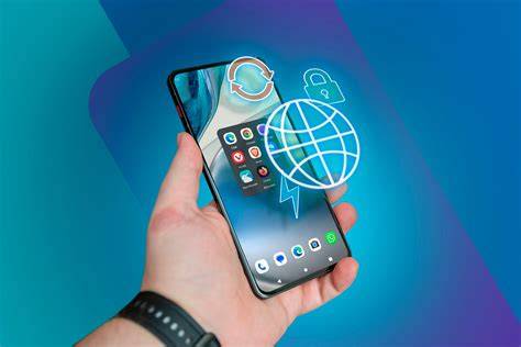 Smartphone with internet data
