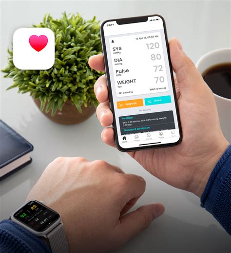 Menggunakan aplikasi Blood Pressure