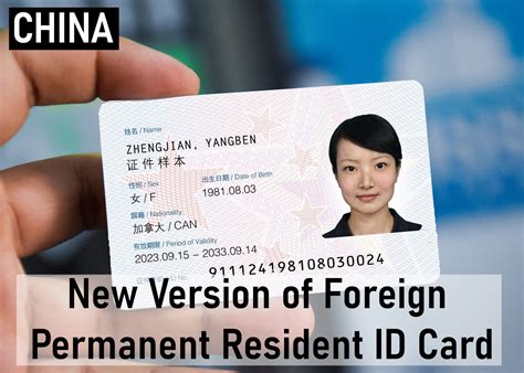 Smiling foreigner with residence permit