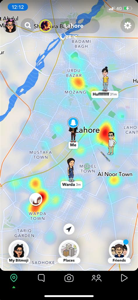 Snap Map feature