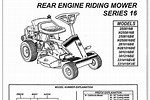 Snapper Riding Mowers Parts List