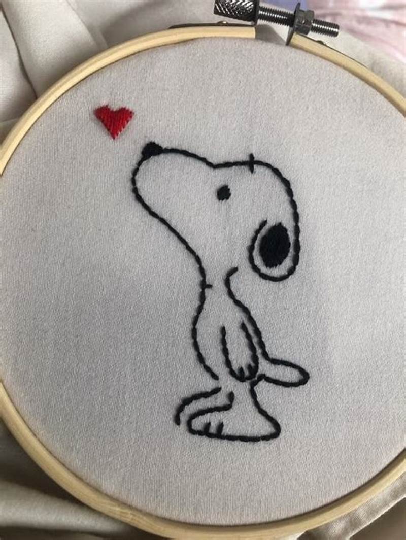 Snoopy Hand Embroidery Pattern