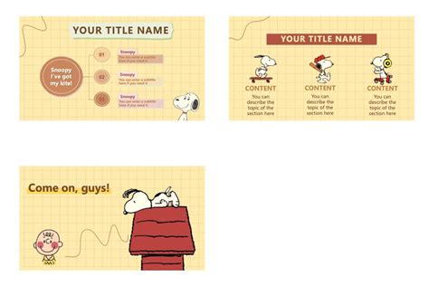 Snoopy Slides Template