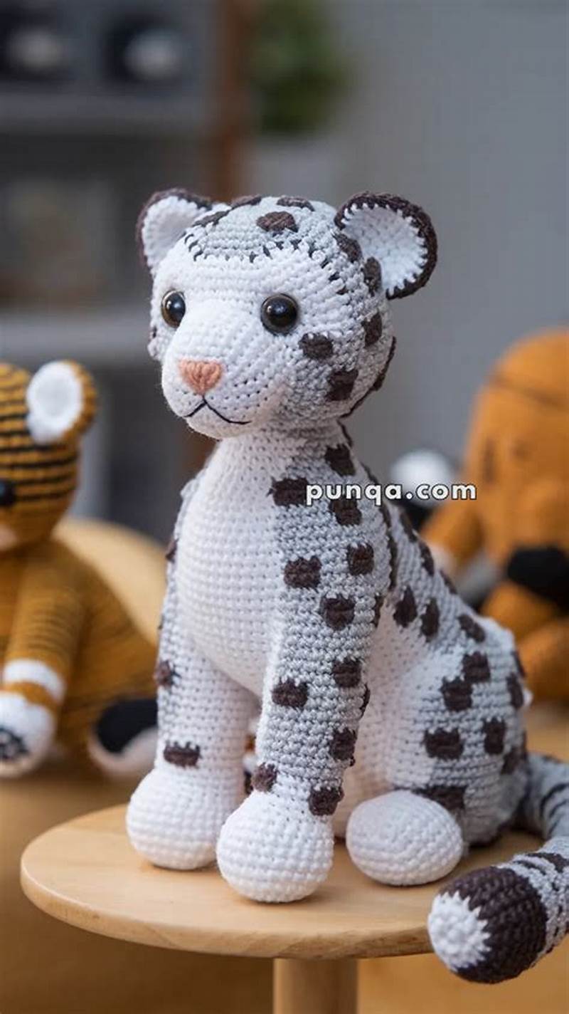Snow Leopard Crochet Pattern