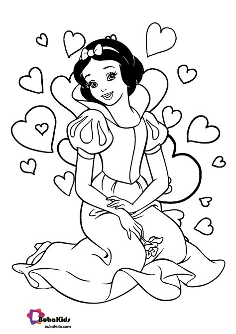 Snow White Coloring Pages Printable