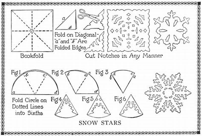 Snowflake Cutting Pattern