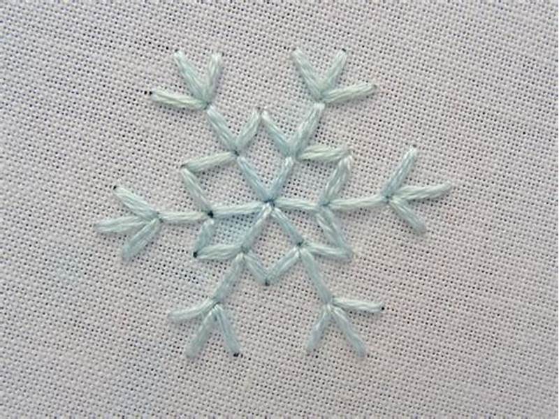 Snowflake Embroidery Pattern