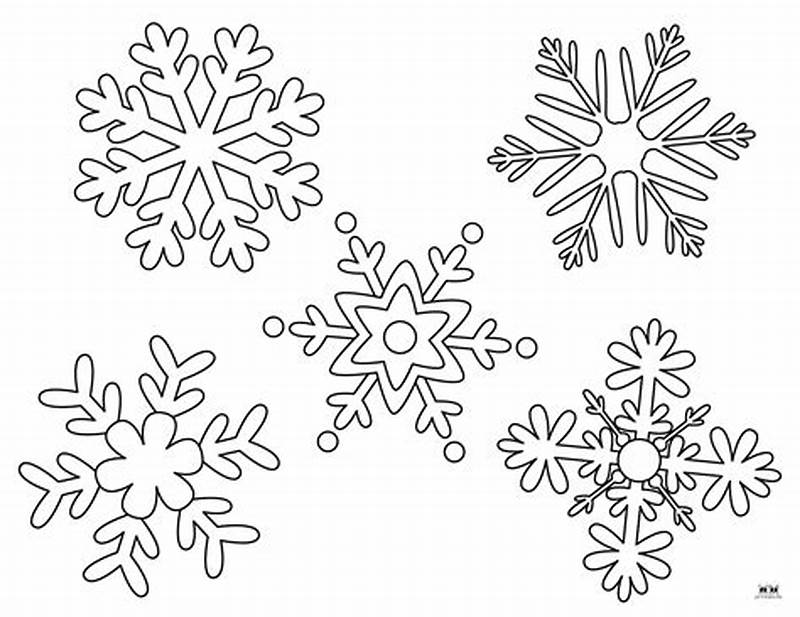 Snowflake For Coloring