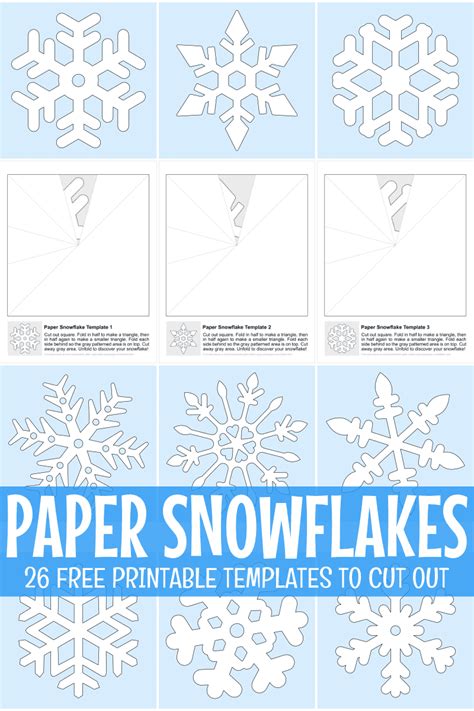 Snowflake Templates Printable