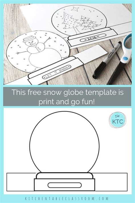 Snowglobe Template Free