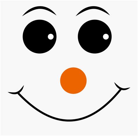 Snowman Eyes Template