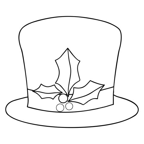 Snowman Hat Printable Template