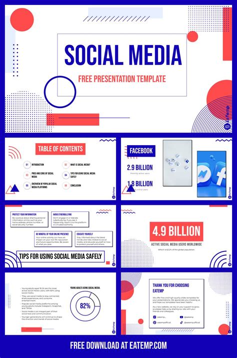 Social Media Slides Template