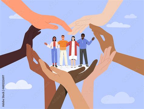 Social solidarity illustration