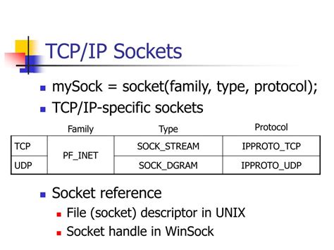 Socket TCP Layer