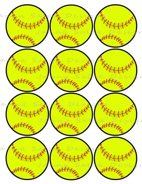 Softball Printables Free