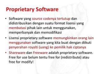 Software Tertutup