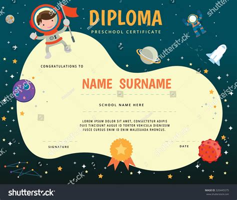 Planets Certificate