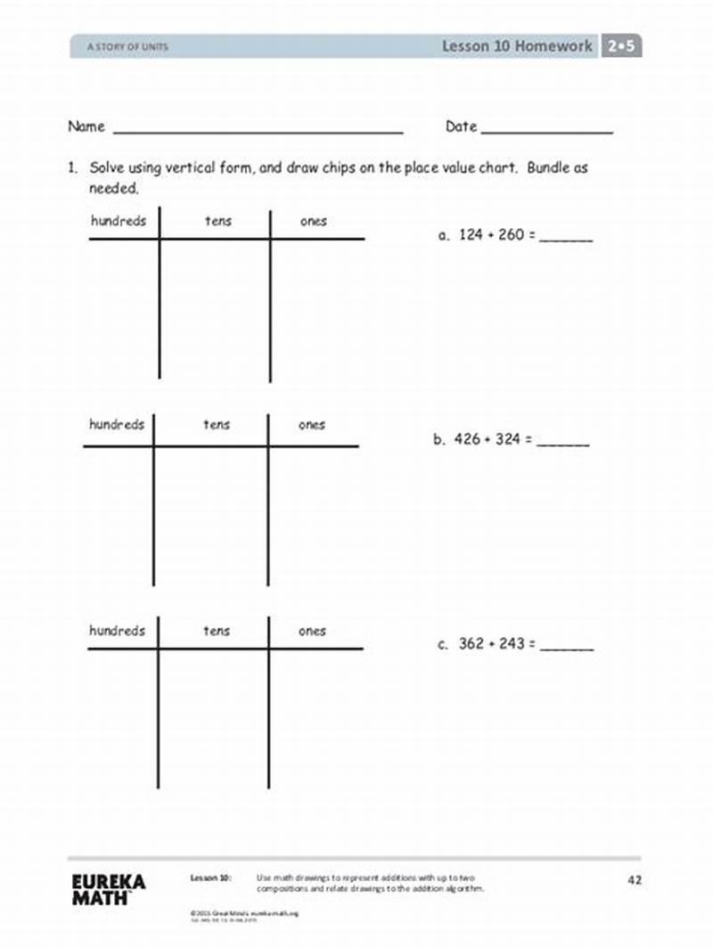Solve Using Vertical Form And Draw Chips