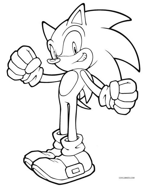 Sonic Printable Coloring Pages