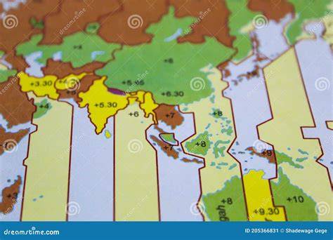 Peta Zona Waktu Dunia Asia Tenggara