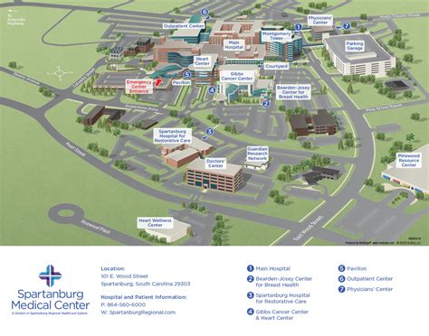 Hospital Campus Map