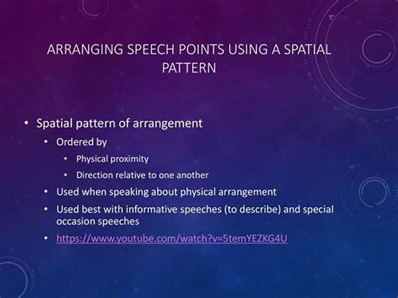 Spatial Speech Pattern