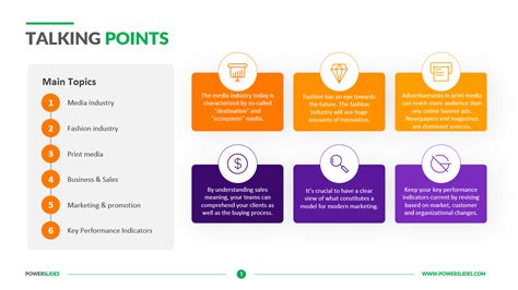 Speaking Points Template