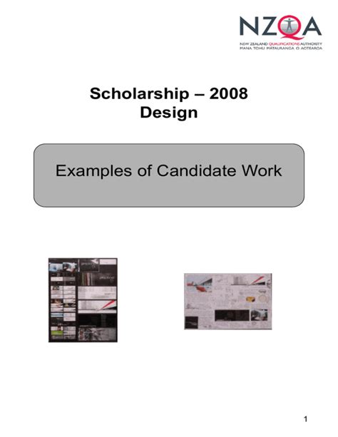 Specific examples of the candidate's work