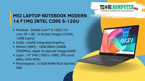 Spesifikasi Laptop