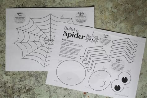 Spider Printable Craft