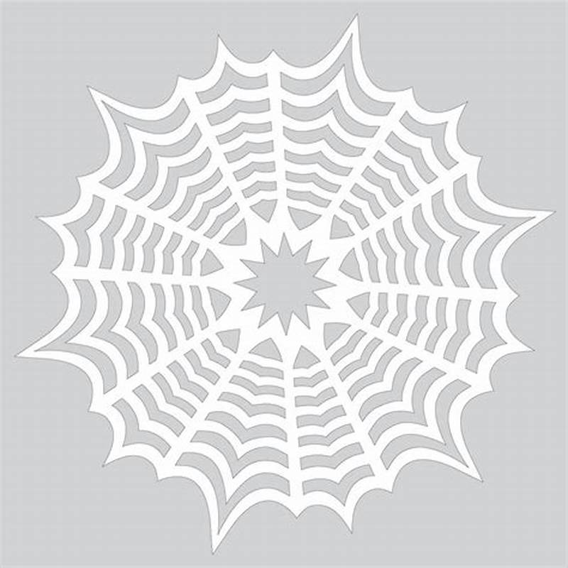 Spider Web Snowflake Pattern