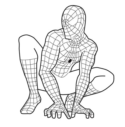 Spiderman Coloring Pages Free Printable