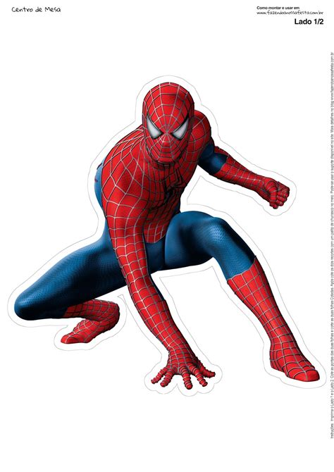 Spiderman Cut Out Printable