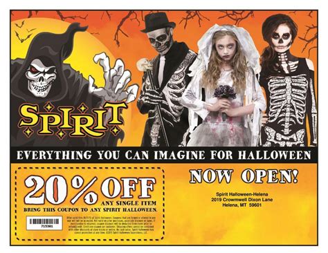 Spirit Halloween Printable Coupon