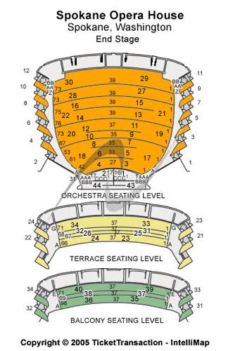 Spokane Opera House Seating Chart