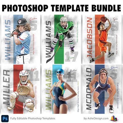 Sports Photoshop Templates