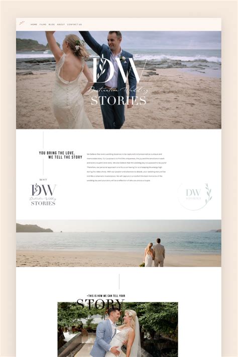 Squarespace Wedding Photography Templates