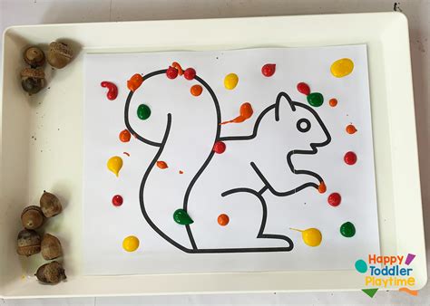 Squirrel Template For Preschoolers