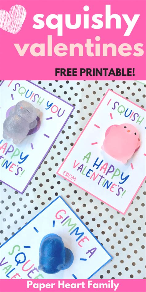 Squishy Valentine Printable