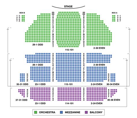 St James Theater Seating Chart