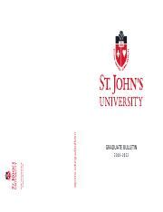 St John's Course Catalog