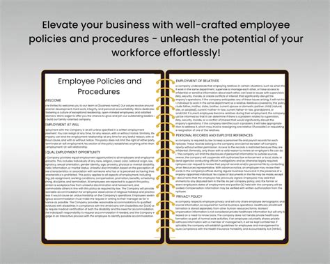 Staff Policy Template
