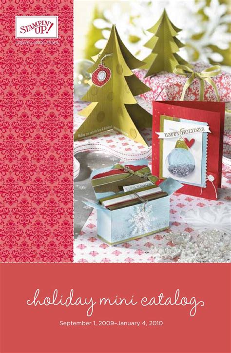 Stampin Up Holiday Mini Catalog