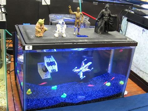 Star Wars Character Fish Tank Decor