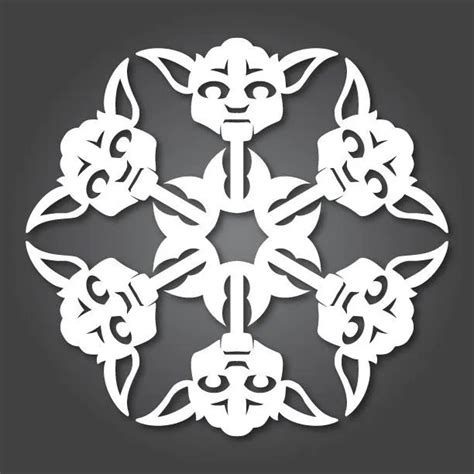 Star Wars Snowflake Template