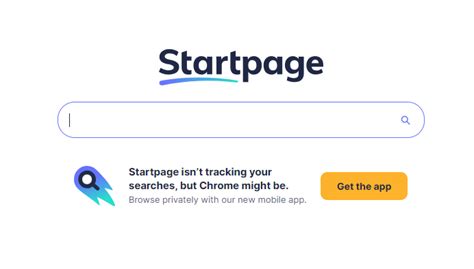 Startpage Privacy Focused Search
