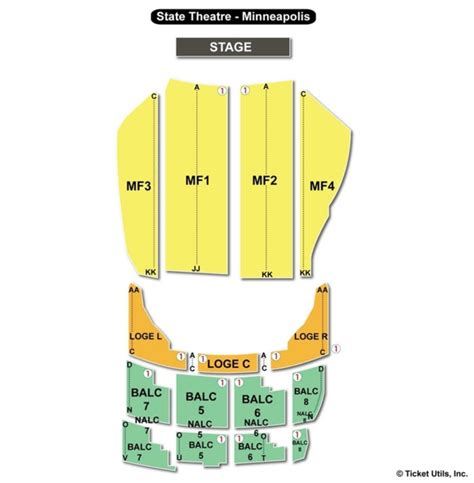 State Theater Mn Seating Chart