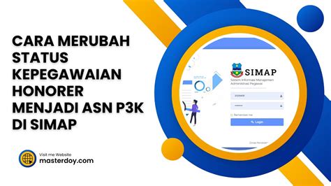 Status Kepegawaian ASN dan P3K